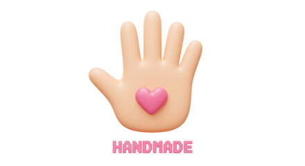 Isolated Handmade Logo