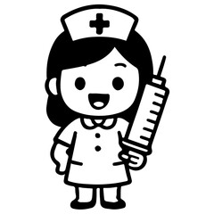 Cure Nurse Illustration