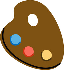 Cartoon Paint Palette