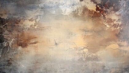 Abstract textured artwork displaying a weathered wall with cracks throughout