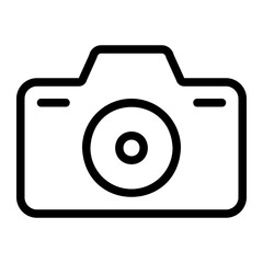 camera line icon