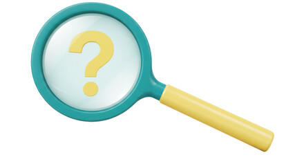 Isolated Magnifying Glass