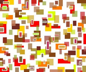 seamless pattern with colorful squares, vector cube futuristic 