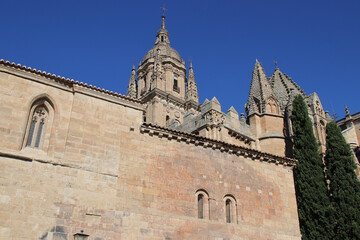 old cathedral in salamanca in spain 