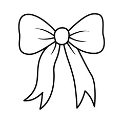 Bow Tie Doodle Hand Drawn