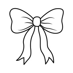 Bow Tie Doodle Hand Drawn