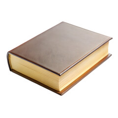 Obraz premium Closed book isolated on transparent backgroun 