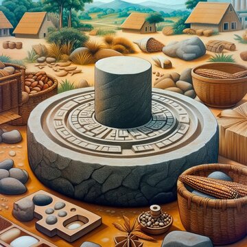 grinding surfaces used by the Olmecs