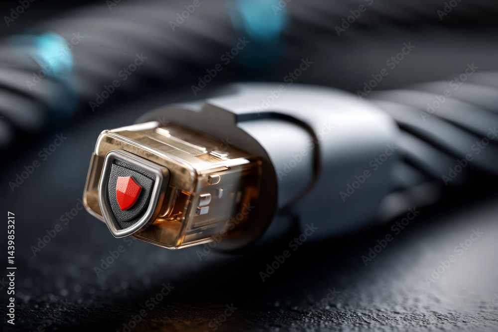 Poster high-definition cable connector with shield design for enhanced signal protection and performance