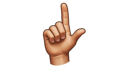 Isolated Pointing Finger