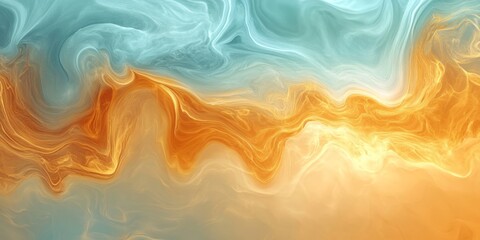 Obraz premium Abstract Landscape of Liquid Colors