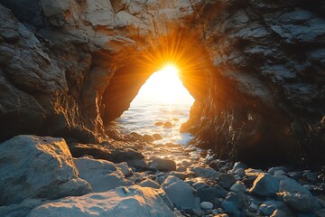 cave in the ocean