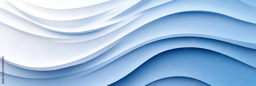 Poster minimalist periwinkle 3d wave texture delicate monochromatic pattern for abstract backgrounds