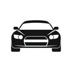 Obraz premium black and white car