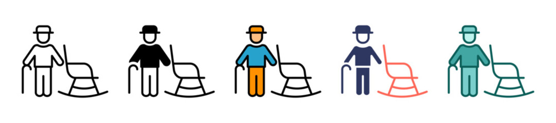 Grandfather multiple icon