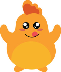 cute sticker, cartoon with word expression, Funny stickers,