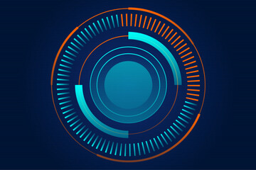Creative futuristic technology infographic with digital data elements, abstract tech diagrams, modern UI/UX charts, neon futuristic interface, cyberpunk infographic design, innovative virtual graphs, 