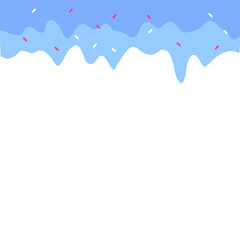 Obraz premium Melting Ice Cream Header