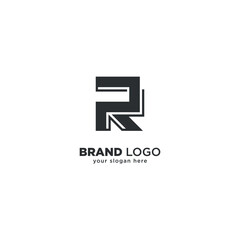 Fototapeta premium Creative Abstract R Letter Logo Design - Unique Modern Branding Concept.
