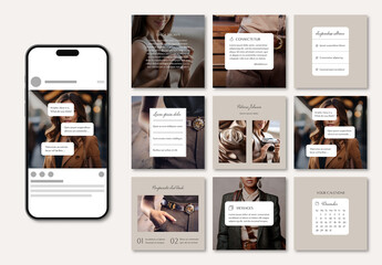 Social Media Post Layout Set
