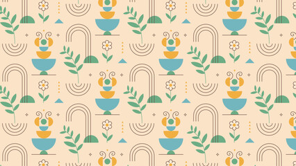 Abstract pattern design of a Zen garden.