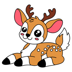 Lovely Deer Clipart for Heartwarming Designs