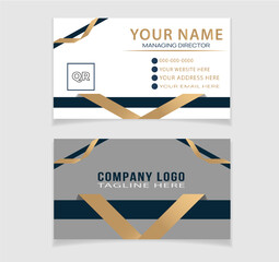 Business card design template, Clean professional business card template, visiting card, business card template.