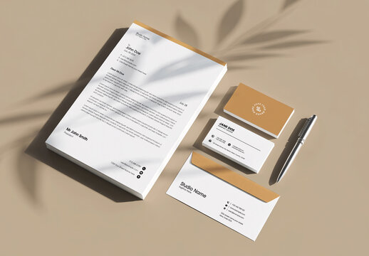 Stationery Set Mockup