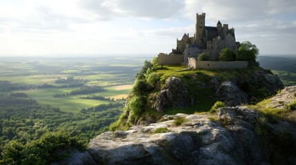 Ancient castle scenery promoting a historical exploration tour package