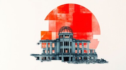 Digital Overlay of Hiroshima's Past and Present in a Gigapixel Format with Standard V2 4x Enhancement