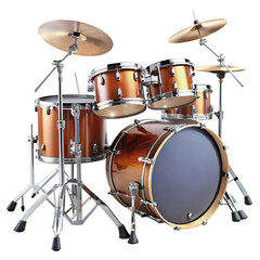 Drums isolated on transparent background 