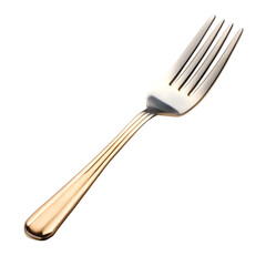 Fork isolated on transparent background 