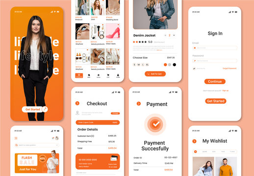 Shopping Mobile App Template