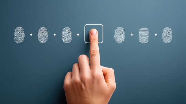 Close-up view of fingerprints on a wall showcasing digital fingerprinting technology and its implications for security