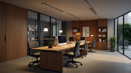 Modern Minimalist Office Design