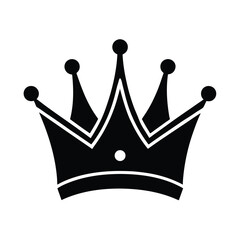 Crown vector silhouette