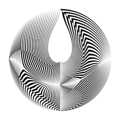 Основные RGB op art circle pattern, ornament, symbol, modern, halftone lines background, vector design element