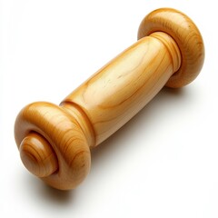 Wooden fitness equipment designed for grip strengthening and muscle building in home workouts