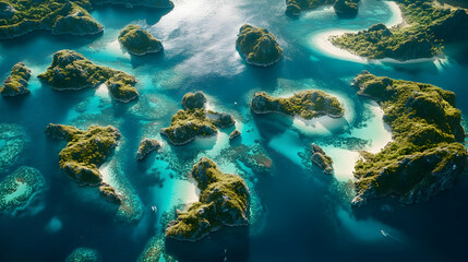 Obraz premium Island Paradise: Tropical Getaway in Azure Waters
