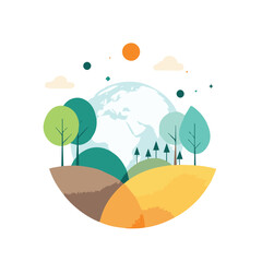 Earth Vector Illustration