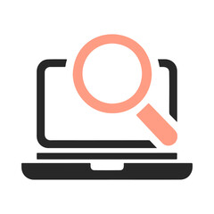 Data search icon design for mobile and web use