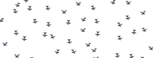 Descendant Christmas Constellations: Mind-Blowing 3D Illustration of Falling Festive Star Patterns