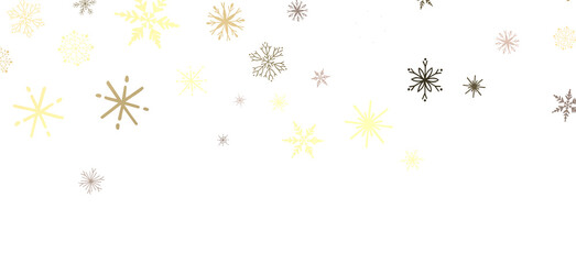 Whirling Snowflakes: Enthralling 3D Illustration of Falling Festive Snow Crystals