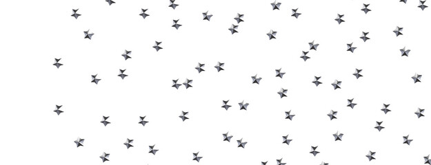 Starstruck Spectacle: 3D Illustration Transports You to a Gold Stars Shower