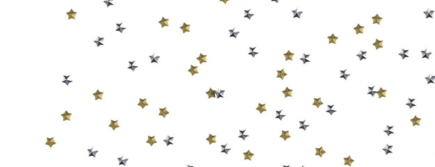 Astral Downpour: 3D Illustration Brings a Shower of Gold Stars