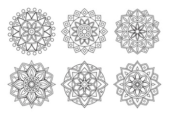 Editable Geometric Mandala Art Bundle for Creative Projects