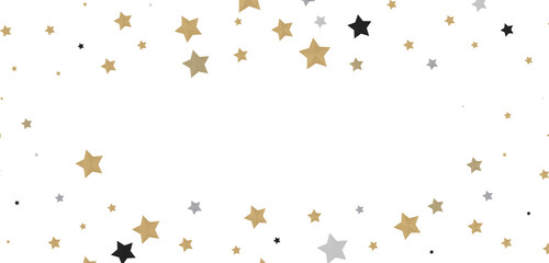 Heavenly Golden Shower: 3D Illustration Brings the Beauty of Stars to Life