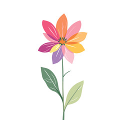 vector illustration of a flower