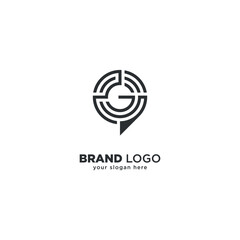 Creative G Letter Chat Logo Design, Modern Messaging Symbol for Brands.