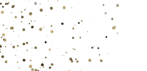 Enchanting Delight: Spectacular 3D Illustration Showcasing Enchanting gold Confetti